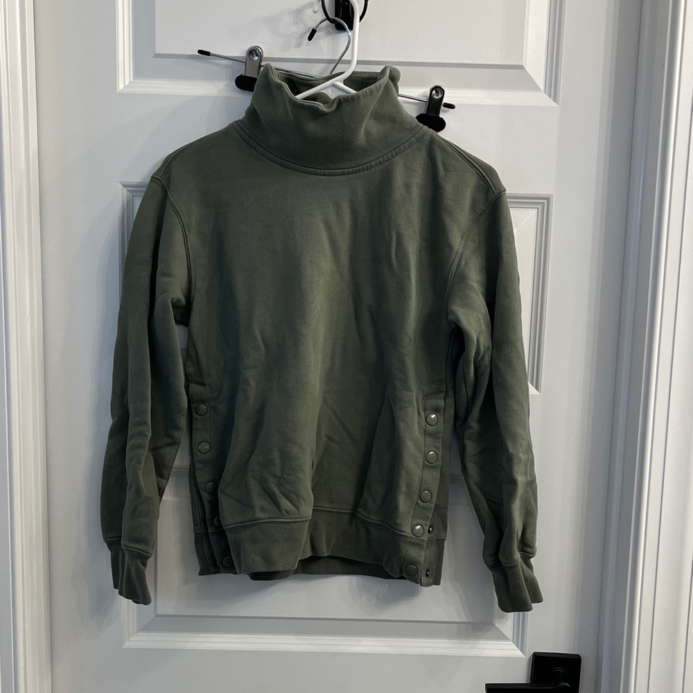 Abercrombie & Fitch Green Turtleneck Sweater